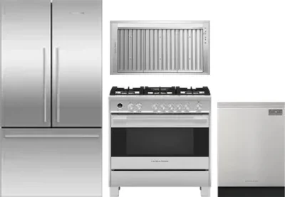 4 Piece Package Includes Refrigerator, Range, Hood And Dishwasher